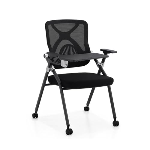 FLEPYHB Studentenstuhl Mit Integriertem Schreibtisch, Ergonomische Mesh-Besucherstühle Mit Rollen, Gepolsterte Bürostühle Und Empfangsstühle Für Zuhause, Schule, Partys FLEPYHB Studentenstuhl Mit Integriertem Schreibtisch, Ergonomische Mesh-Besucherstühle Mit Rollen, Gepolsterte Bürostühle Und Empfangsstühle Für Zuhause, Schule, Partys von FLEPYHB