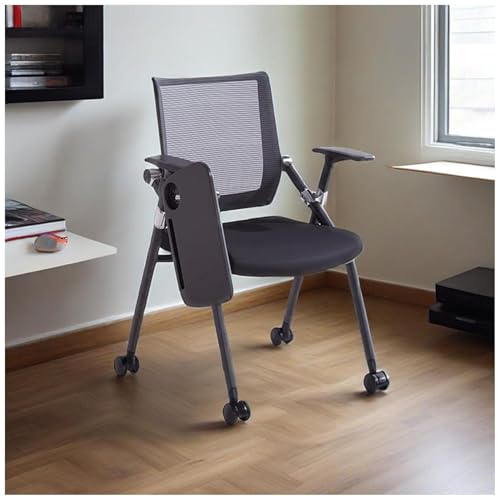FLEPYHB Studentenstuhl Mit Integriertem Schreibtisch, Klappbare Und Stapelbare Besucher-Empfangsstühle, Ergonomische Konferenzstuhl Mit Gepolstertem Sitz Für Zuhause, Schule, Partys, Kirche FLEPYHB Studentenstuhl Mit Integriertem Schreibtisch, Klappbare Und Stapelbare Besucher-Empfangsstühle, Ergonomische Konferenzstuhl Mit Gepolstertem Sitz Für Zuhause, Schule, Partys, Kirche von FLEPYHB