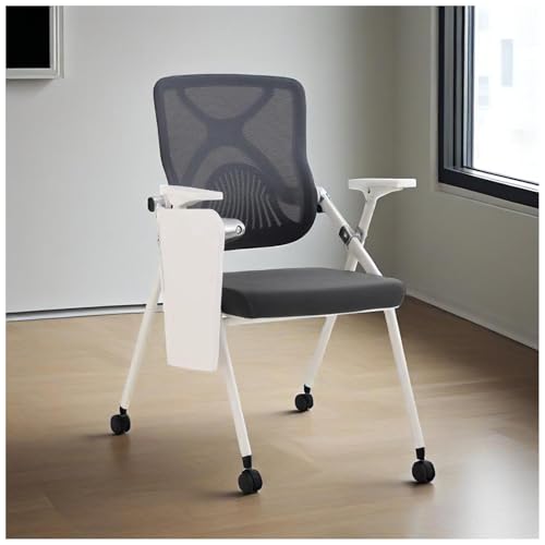 FLEPYHB Studentenstuhl Mit Schreibplatte, Stapelbar, Gepolsterter Sitz, Für Büro, Empfang, Gäste, Ergonomische Stühle Für Konferenzräume, Besprechungen, Studenten FLEPYHB Studentenstuhl Mit Schreibplatte, Stapelbar, Gepolsterter Sitz, Für Büro, Empfang, Gäste, Ergonomische Stühle Für Konferenzräume, Besprechungen, Studenten von FLEPYHB