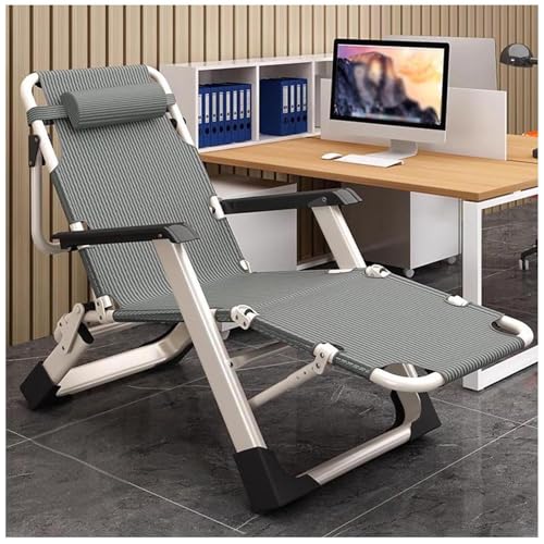 FLEPYHB Zero Gravity Chair, Verstellbarer Klappbarer Loungesessel für Den Außenbereich mit Kopfstütze, Verstärkte Tragbare Bräunungsliege, Geeignet für Garten, Terrasse, Strand FLEPYHB Zero Gravity Chair, Verstellbarer Klappbarer Loungesessel für Den Außenbereich mit Kopfstütze, Verstärkte Tragbare Bräunungsliege, Geeignet für Garten, Terrasse, Strand von FLEPYHB