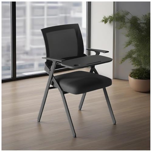 Studentenstuhl Mit Integriertem Schreibtisch, Klappbar Und Stapelbar, Für Empfangsbereich, Mit Ergonomischer Rückenlehne Und Gepolstertem Sitz, Gewerbliche Schulungsstühle Für Zuhause, Schule, Partys Studentenstuhl Mit Integriertem Schreibtisch, Klappbar Und Stapelbar, Für Empfangsbereich, Mit Ergonomischer Rückenlehne Und Gepolstertem Sitz, Gewerbliche Schulungsstühle Für Zuhause, Schule, Partys von FLEPYHB