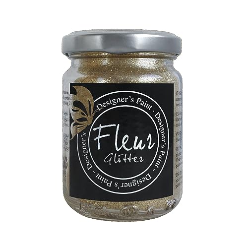 FLEUR DESIGNER'S PAINT | Fleur Glitter in Pulver, 90 g, Champagner von FLEUR DESIGNER'S PAINT