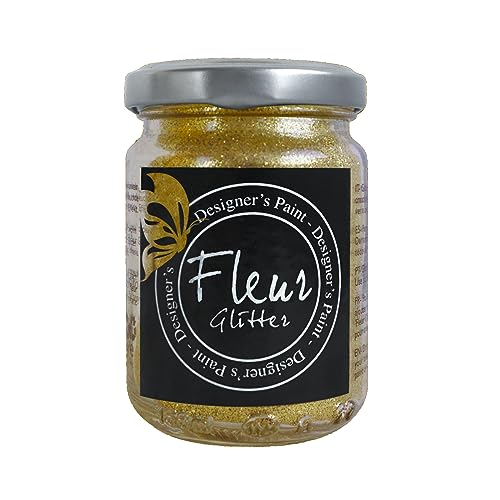 FLEUR DESIGNER'S PAINT Fleur Glitter in Pulver - 90Gr - Royal Gold von FLEUR DESIGNER'S PAINT