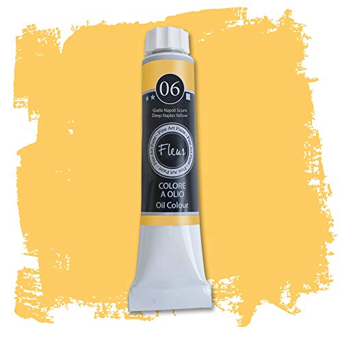 Fleur Ölfarbe, 60 ml, Nr. 06, dunkelgelb. von FLEUR DESIGNER'S PAINT