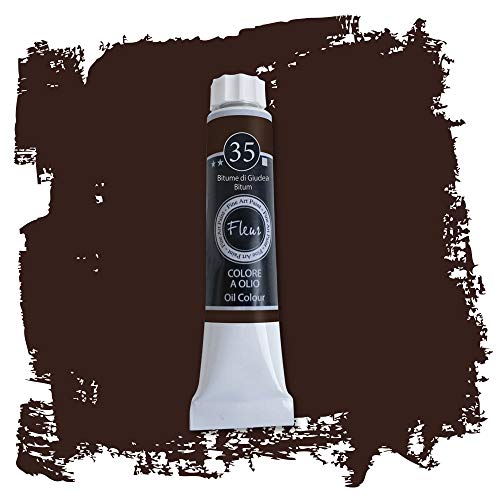 Fleur Ölfarbe 20 ml Nr. 35 Bitumen di Giude von FLEUR DESIGNER'S PAINT