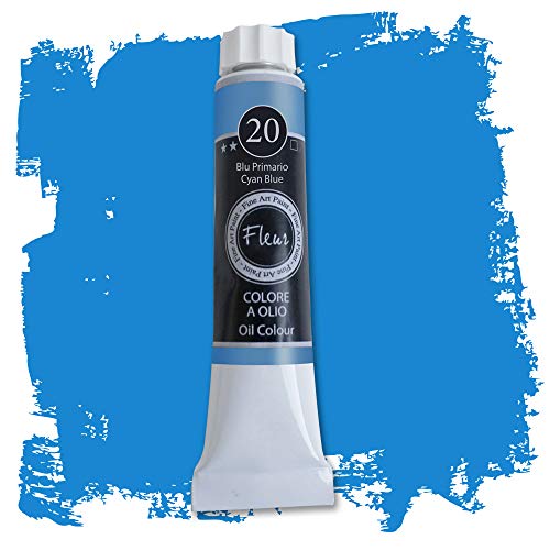 Fleur Ölfarbe 60 ml Nr. 20 Primärblau von FLEUR DESIGNER'S PAINT