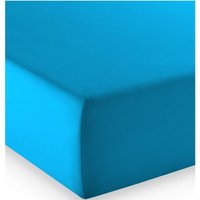 Fleuresse - Mako-Jersey-Spannlaken comfort Farbe meeresblau 6072 Größe: 150x200 cm von FLEURESSE