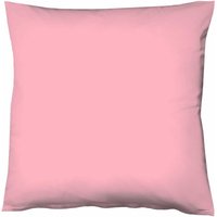 Fleuresse - Mako-Satin-Kissenbezug uni colours pink 4070 80 x 80 cm von FLEURESSE