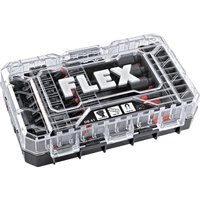 Flex Bitset DB 41 (41-teilig, mit Transportkoffer, verschließbar stapelbare Box) von Flex