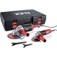 Flex Winkelschleifer-Set L2200 230 + L811 125 Set, 230 + 125 mm im Koffer von FLEX TOOLS