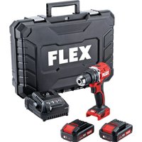 Flex Akku Schlagbohrschrauber PD 2G 18.0 EC LD/2.5 Set, 2x 2,5 Ah und Lader im Koffer von Flex