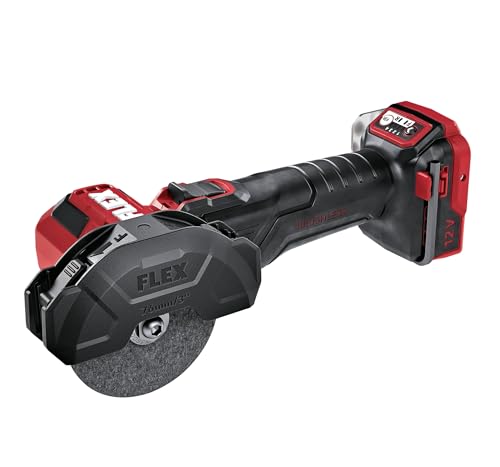 FLEX Akku Mini-Winkelschleifer LBE 76 12-EC Set (Abmessung 235 × 75 × 120 mm, Gewicht 0,85 kg, 12 V Akku) 531718 von FLEX