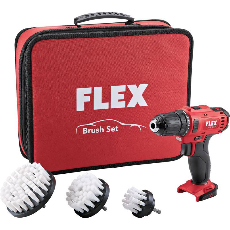 FLEX Akku-Schrauber 10,8 V+Bürstenset DD 2G 10.8 - 530026 von FLEX