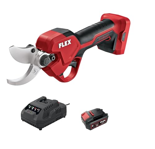 FLEX Aktion Akku-Astschere GPS 35 18-EC + AP 18/5.0 + CA 18.0-LD – inkl. 18V Akku und Ladegerät (Max. Schnittkapazität 35 mm, 18V / 5,0 Ah Akku) 534493 von FLEX