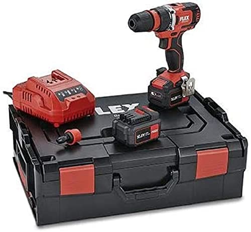 FLEX 2G 10.8V/4.0Ah SET - Rot - 10.8V Bohrhammer mit Bürstenlosem Motor von FLEX