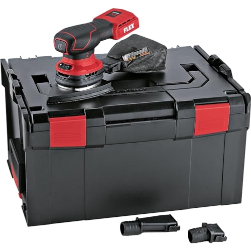 Flex Akku-Exzenterschleifer ODE 2-100 18-EC (ohne Akku, inkl. Transportkoffer, Klett-Schleifplatte mit 10-Lochsystem, Multisander mit Drehzahlregelung 18 V) 532088 von FLEX