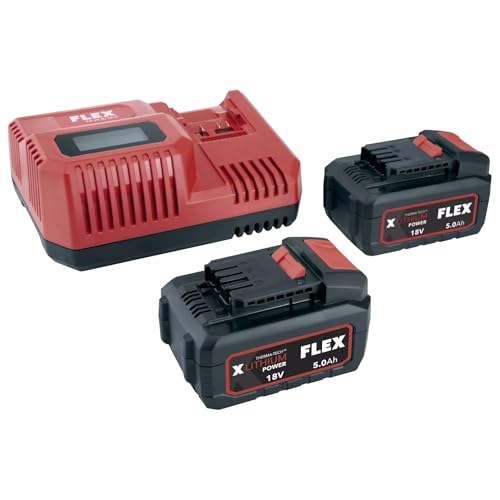 FLEX Akku-Set P-Set 55 R – 1 Schnellladegerät 12/18 V + 2 Akkupacks 18/5.0 (Gewicht 3,10 kg, für zahlreiche Flex-Artikel) 532739 FLEX Akku-Set P-Set 55 R – 1 Schnellladegerät 12/18 V + 2 Akkupacks 18/5.0 (Gewicht 3,10 kg, für zahlreiche Flex-Artikel) 532739 von FLEX