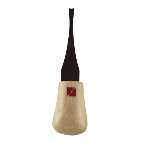 Flexcut Holzschnitzwerkzeuge, 70 Grad x 6 mm, Palm V-Tool FR307, Klinge aus 1095 Hartstahl, Griff aus Eschenholz von Flexcut