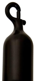 2er-Set Flexibarrier Schnappverschlüsse für Absperrseile (28 oder 38mm) (Schwarz, ø38mm) von Flexibarrier