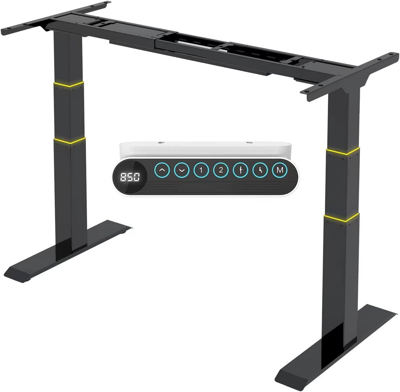 FLEXISPOT Schreibtisch Elektrisch höhenverstellbares Tischgestell E6 (2 Motore, 3-Fach-Teleskop, 4 Speicherplätze, Kollisionschutz Funktion, LED-Display), USB Ladeanschluss, MAX Load: 160KG FLEXISPOT Schreibtisch Elektrisch höhenverstellbares Tischgestell E6 (2 Motore, 3-Fach-Teleskop, 4 Speicherplätze, Kollisionschutz Funktion, LED-Display), USB Ladeanschluss, MAX Load: 160KG von FLEXISPOT