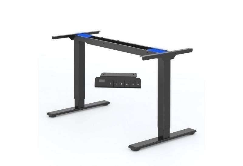 FLEXISPOT Schreibtisch Elektrisch höhenverstellbares Tischgestell (Dual-Motor & 2-Fach-Teleskop, ohne Tischplatte), Einfache Bedienung, Anti-Kollisionssystem, Max. Load: 100KG von FLEXISPOT