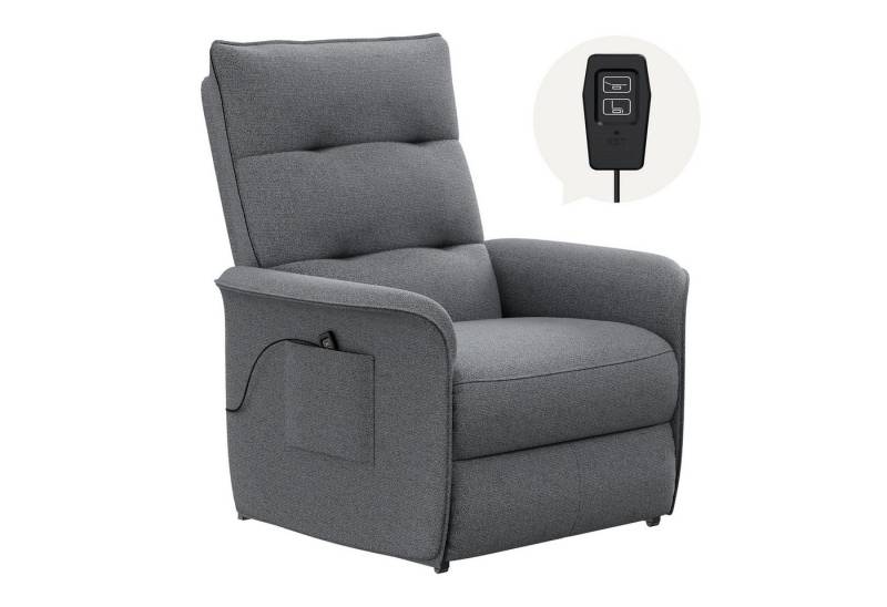 FLEXISPOT Sessel Elektrischer Relaxsessel – Ergonomischer Liegesessel mit Relaxfunktion (leicht zu montieren, kompakt verpackt & einfach zu transportieren), Fernsehsessel, ergonomisch, bis 200 kg belastbar, 105°-155° von FLEXISPOT