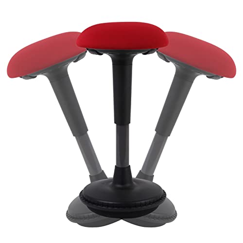 FLEXISPOT Wobble Hocker Stay Active Exercise Office Chair encourage Movement Height Adjustable Seat for comfortable working/standing desk perching stool RED FLEXISPOT Wobble Hocker Stay Active Exercise Office Chair encourage Movement Height Adjustable Seat for comfortable working/standing desk perching stool RED von FLEXISPOT