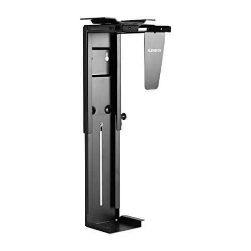 Flexispot CH1B PC Halterung | Computerhalterung Untertisch | Tischhalterung (Schwarz, 7.0-20.3cm) von FLEXISPOT