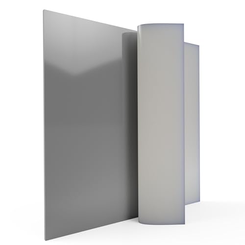 Acrylglas zuschnitt nach mass platte platten politur hpl platten 3mm Farben Glasklar und Größe Wählbar (Grau) von FLEXISTYLE