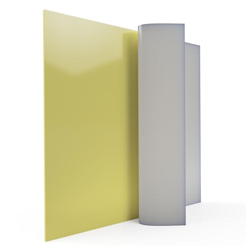 FLEXISTYLE Acrylglas-Platte, 3 mm, Zitronengelb, Platte, Acryl, 119 cm x 79 cm oder 79 cm x 79 cm, Kunststoffplatten, DIY-Materialien von FLEXISTYLE