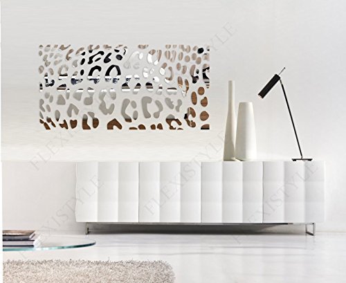 FLEXISTYLE Großer Wandspiegel Acryl Dekoration Leopard 140 x 70 cm von FLEXISTYLE