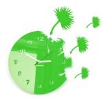 FLEXISTYLE Wanduhr, grün, Stück: 1 von FLEXISTYLE