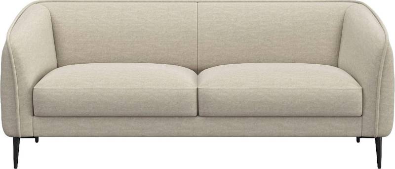 FLEXLUX 2,5-Sitzer Belle Designsofa, Couch, bequem durch Kaltschaum im Sitz, Skandinavisches Design, In hochwertiger Verarbeitung von FLEXLUX