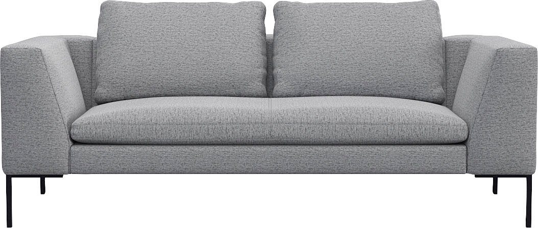 FLEXLUX 2,5-Sitzer Loano, modernes Sofa, frei im Raum stellbar, lose Kissen, Kaltschaum im Sitz von FLEXLUX