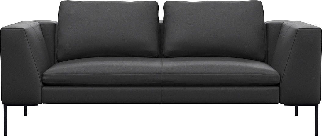 FLEXLUX 2,5-Sitzer Loano, modernes Sofa, frei im Raum stellbar, lose Kissen, Kaltschaum im Sitz von FLEXLUX