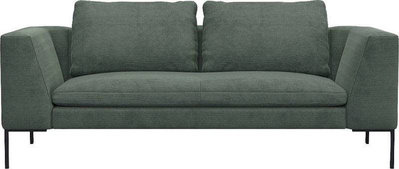 FLEXLUX 2,5-Sitzer Loano, modernes Sofa, frei im Raum stellbar, lose Kissen, Kaltschaum im Sitz von FLEXLUX