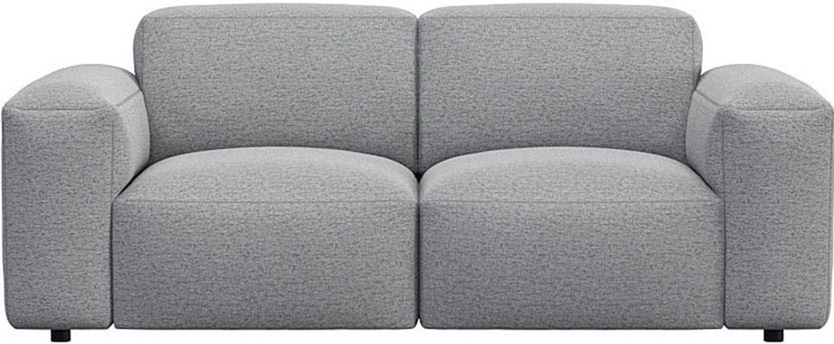FLEXLUX 2-Sitzer Lucera Sofa, modern & anschmiegsam, Kaltschaum, Stahl-Wellenunterfederung von FLEXLUX