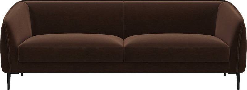 FLEXLUX 3-Sitzer Belle Designsofa, Couch, bequem durch Kaltschaum im Sitz, Skandinavisches Design, In hochwertiger Verarbeitung von FLEXLUX
