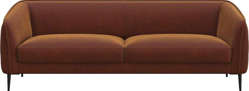 FLEXLUX 3-Sitzer Belle Designsofa, Couch, bequem durch Kaltschaum im Sitz, Skandinavisches Design, In hochwertiger Verarbeitung von FLEXLUX
