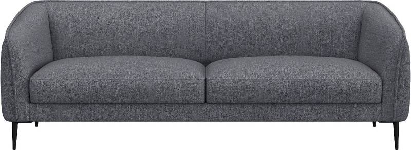 FLEXLUX 3-Sitzer Belle Designsofa, Couch, bequem durch Kaltschaum im Sitz, Skandinavisches Design, In hochwertiger Verarbeitung von FLEXLUX