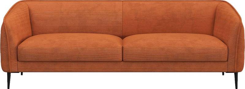 FLEXLUX 3-Sitzer Belle Designsofa, Couch, bequem durch Kaltschaum im Sitz, Skandinavisches Design, In hochwertiger Verarbeitung von FLEXLUX