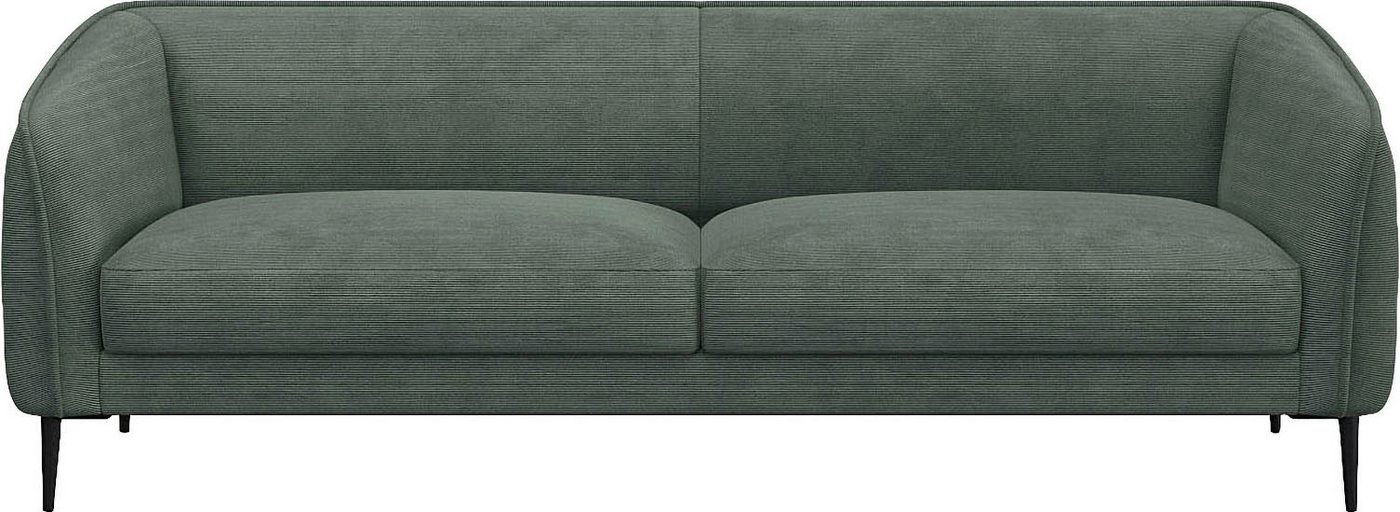 FLEXLUX 3-Sitzer Belle Designsofa, Couch, bequem durch Kaltschaum im Sitz, Skandinavisches Design, In hochwertiger Verarbeitung von FLEXLUX