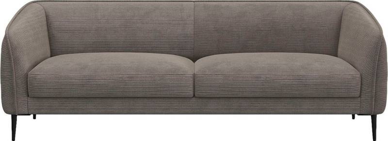 FLEXLUX 3-Sitzer Belle Designsofa, Couch, bequem durch Kaltschaum im Sitz, Skandinavisches Design, In hochwertiger Verarbeitung von FLEXLUX