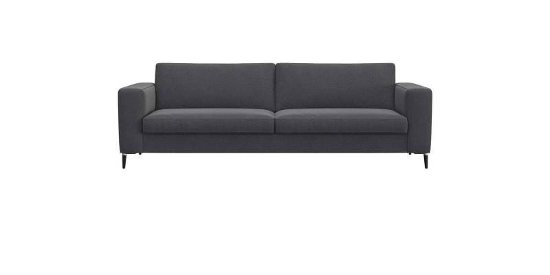 FLEXLUX 3-Sitzer Fiore, super Sitzkomfort durch Kaltschaum im Sitz, breite Armlehnen, Füße Alu+schwarz von FLEXLUX