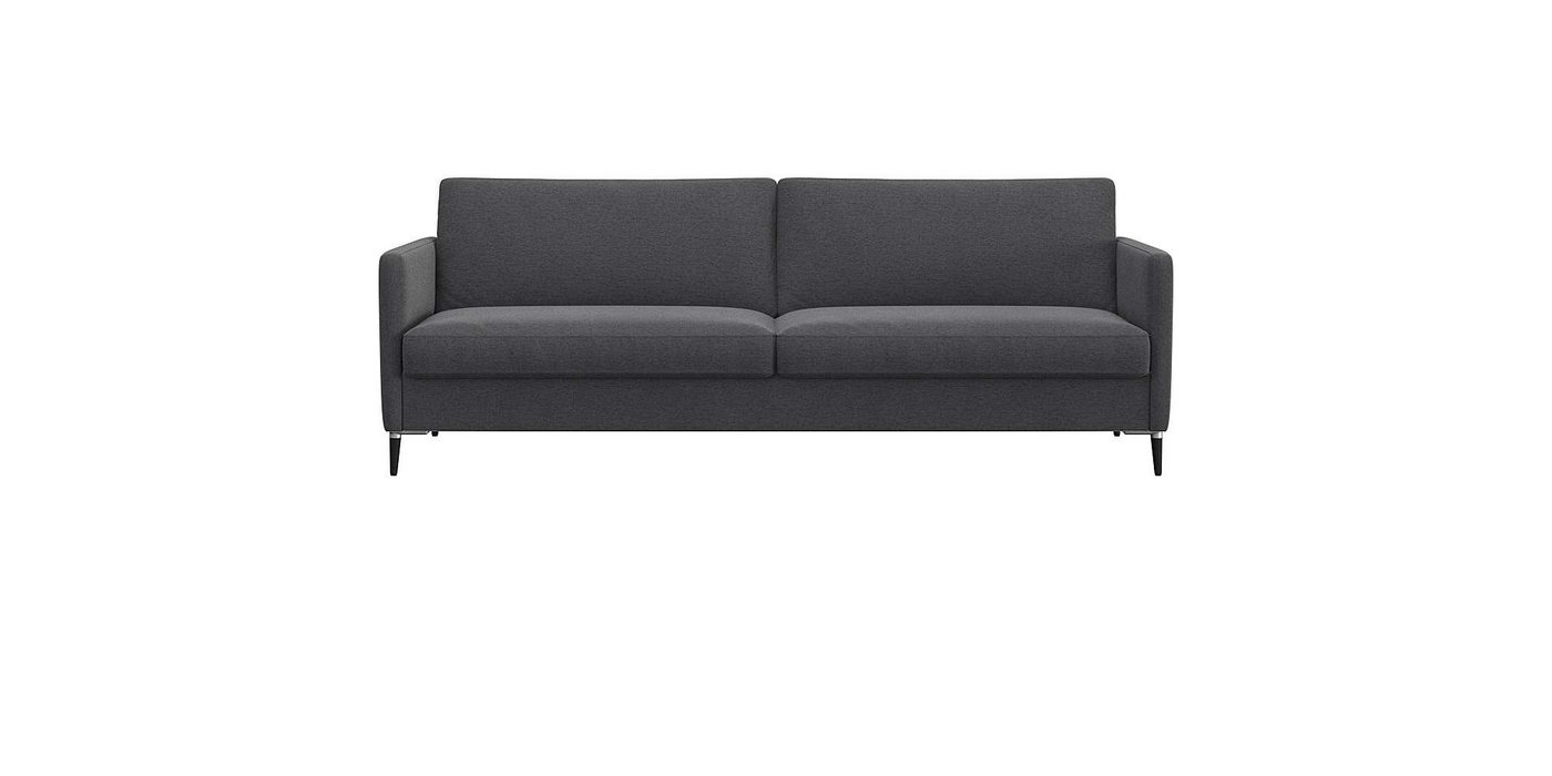 FLEXLUX 3-Sitzer Fiore, super Sitzkomfort durch Kaltschaum im Sitz, schmale Armlehnen, Füße Alu+schwarz FLEXLUX 3-Sitzer Fiore, super Sitzkomfort durch Kaltschaum im Sitz, schmale Armlehnen, Füße Alu+schwarz von FLEXLUX