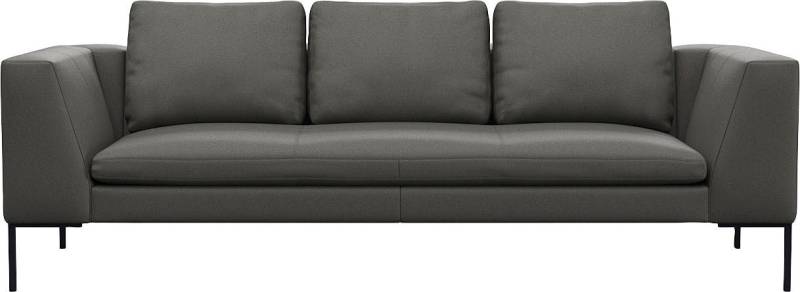 FLEXLUX 3-Sitzer Loano, modernes Sofa, frei im Raum stellbar, lose Kissen, Kaltschaum im Sitz von FLEXLUX