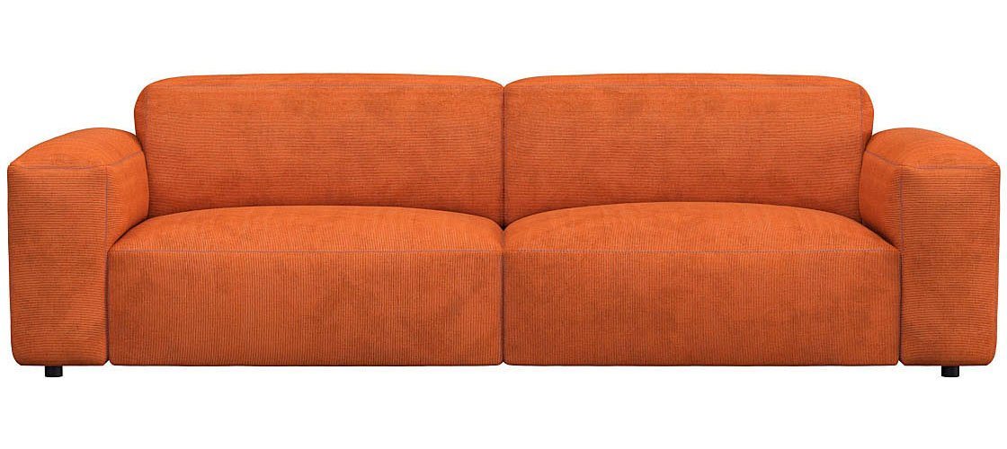 FLEXLUX 3-Sitzer Lucera Sofa, modern & anschmiegsam, Kaltschaum, Stahl-Wellenunterfederung von FLEXLUX