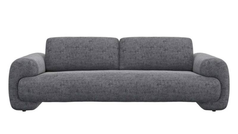 FLEXLUX 3-Sitzer Molino Designsofa, Polstersofa, Einzelsofa, Couch, Kaltschaum & Stahl-Wellen für erstklassigen Sitzkomfort, Füsse Schwarz von FLEXLUX
