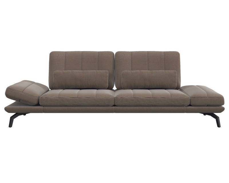 FLEXLUX 3-Sitzer Tropea Funktionssofa, Designsofa, Relaxfunktion, TV-Couch, mit Armteilverstellung sowie Sitztiefenverstellung, Breite 252 cm von FLEXLUX
