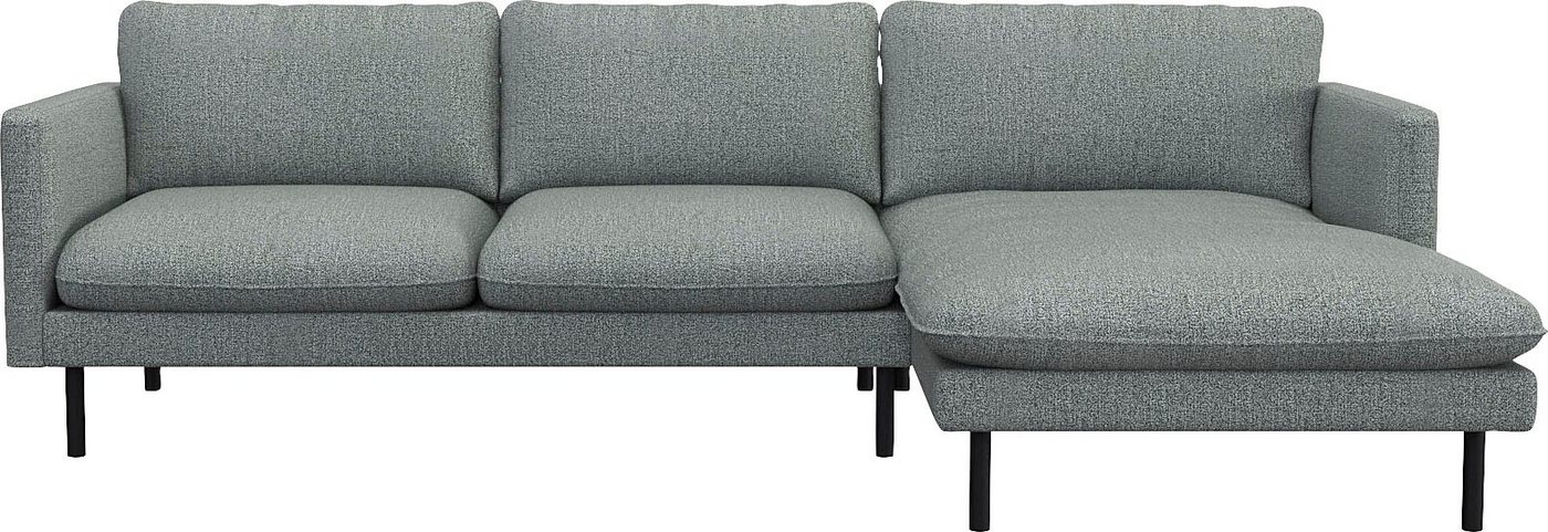 FLEXLUX Ecksofa Bolzano, Sitzaufbau mit Kaltschaum & Stahl-Wellen, loose Sitz -& Rückenkissen von FLEXLUX